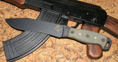 2011 Ontario Нож с фиксированным клинком Ontario "NS-7 black micarta"