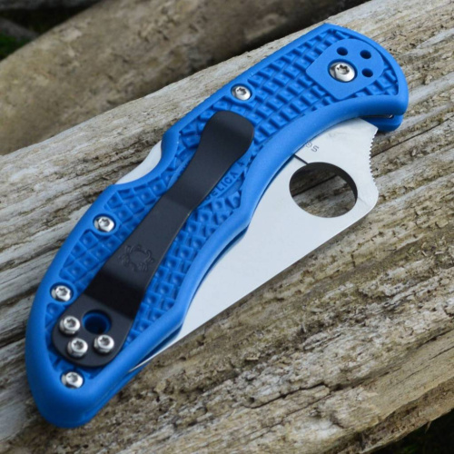 Складной нож Spyderco Delica 4 Flat Ground - 11FPBL фото 11 Складной нож Spyderco Delica 4 Flat Ground - 11FPBL фото 11