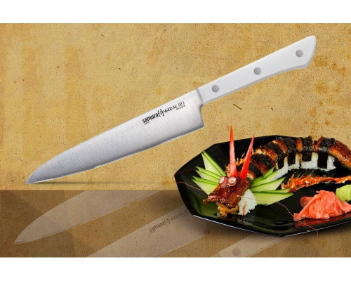 2011 Samura Нож кухонный универсальный &HARAKIRI& (SHR-0023W) 150 мм 2011 Samura Нож кухонный универсальный &HARAKIRI& (SHR-0023W) 150 мм