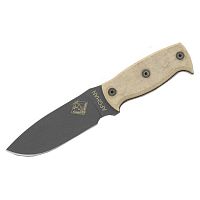  нож с фиксированным клинком Ontario "Afhgan - Tan Micarta"